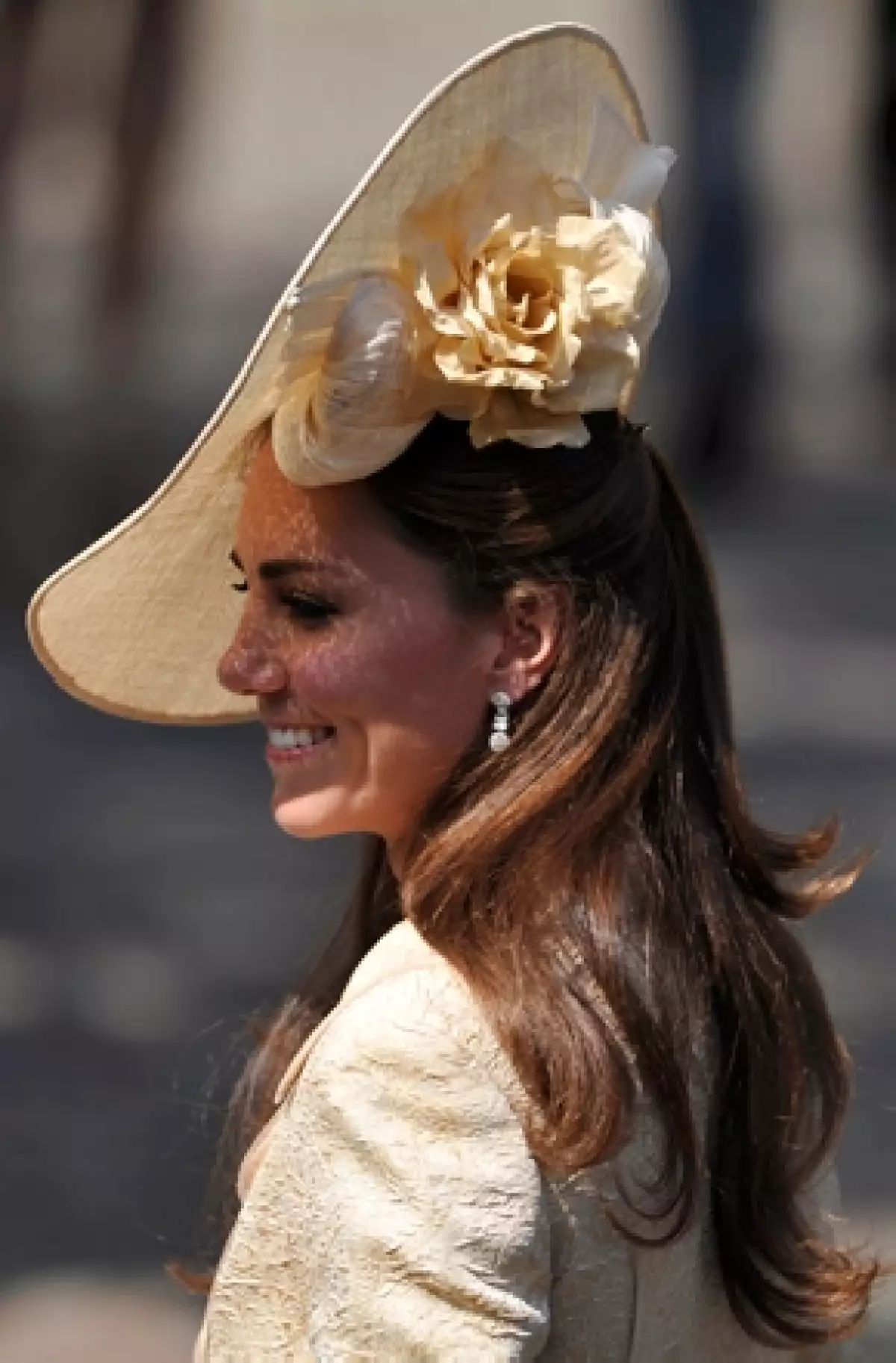 La duquesa de Cambridge acaparó la atención de los invitados y del público.