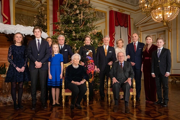 Belgian Royal Family Attends Christmas Concert At Royal Palace In Brussels