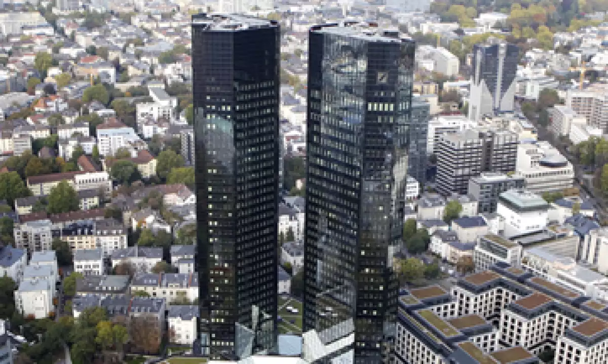 La sede de Deutsche Bank en Fráncfort, Alemania. (Foto: AP)