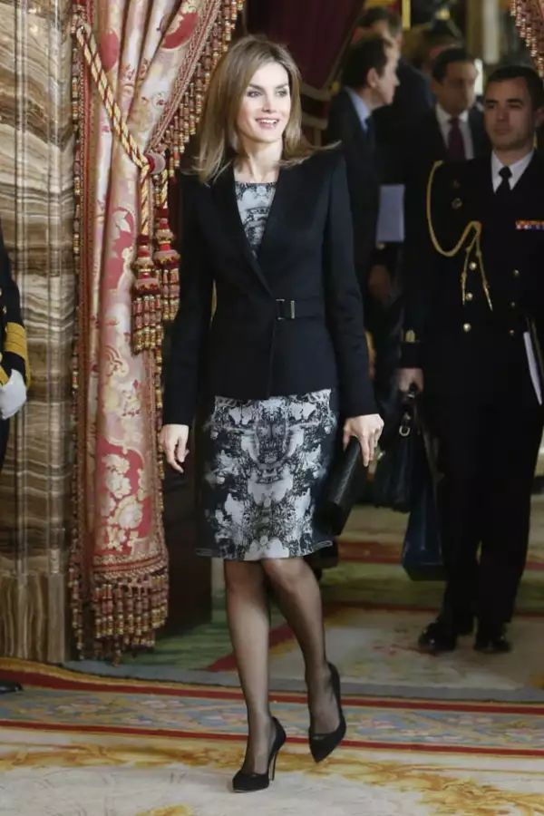 Durante la premiación en el 2014 así acudióa la reunión del patronato de la Fundación Princesa de Girona.