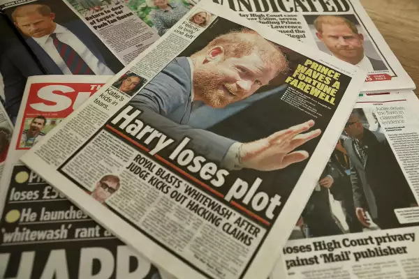 UK Front Pages Report On Prince Harry High Court Verdict
