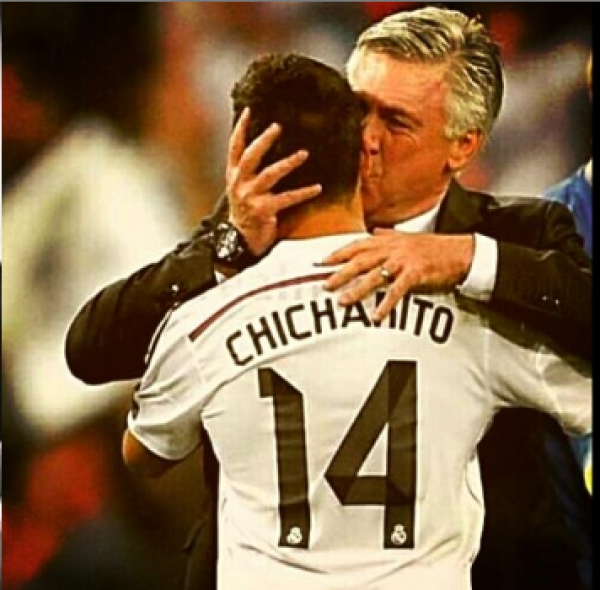 Ancelotti y Javier