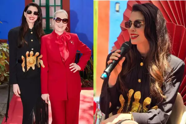 Anne Hathaway y su hair styling para tdwp2