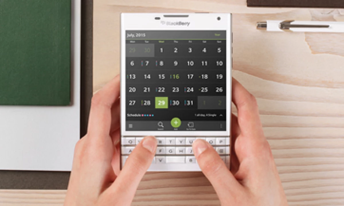 El BlackBerry Passport cuenta con una pantalla cuadrada y un teclado táctil hipersensible. (Foto: tomada de The official BlackBerry Blogs)