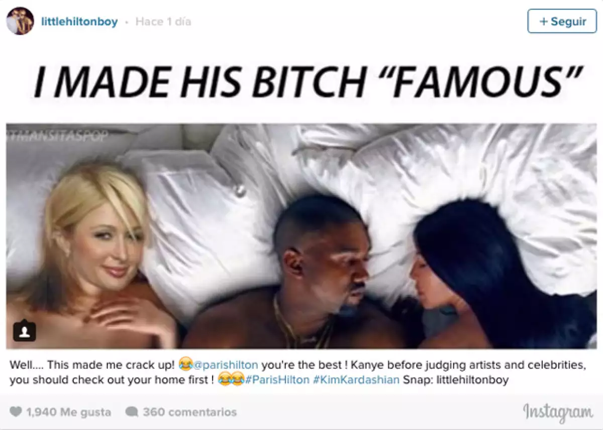 La famosa empresaria le dio like a un post de un fan que recalcó lo importante que fue ella para que la esposa de Kanye West se volviera famosa.