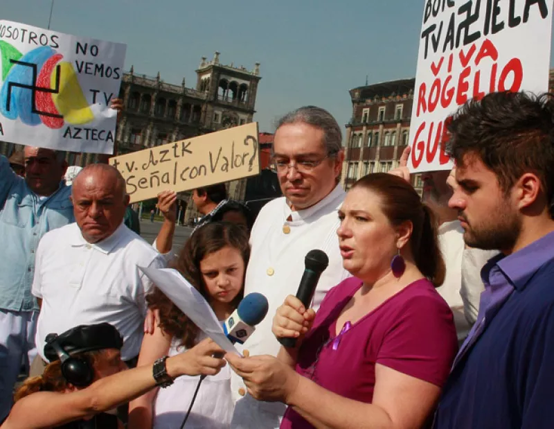 El actor Rogelio Guerra canceló la marcha a la que había convocado para hoy, debido a que ya logró un acercamiento con la empresa de televisión que sostiene un litigio desde hace una década.