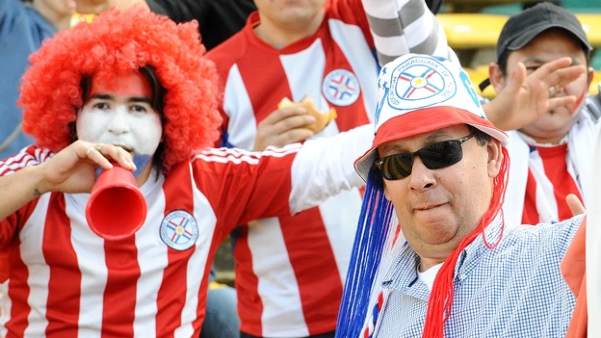 aficionados de paraguay en la copa america