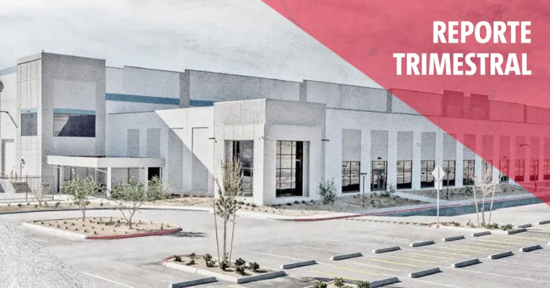Imagen alusiva al reporte trimestral del Fobra Prologis. 
