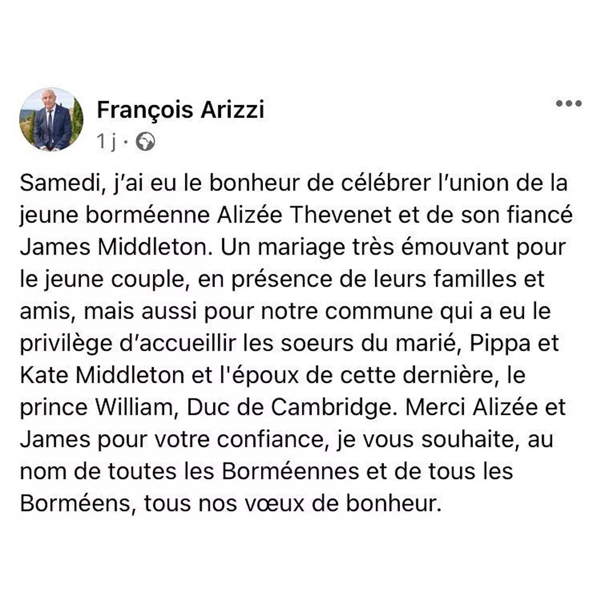James Middleton, Alizée Thevenet, François Arizzi
