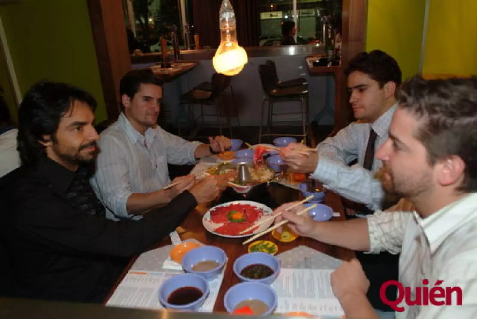 Eugenio Debez, Andrés Mier y Terán, Alfredo Mier y Terán, Carlos Mier y Terán