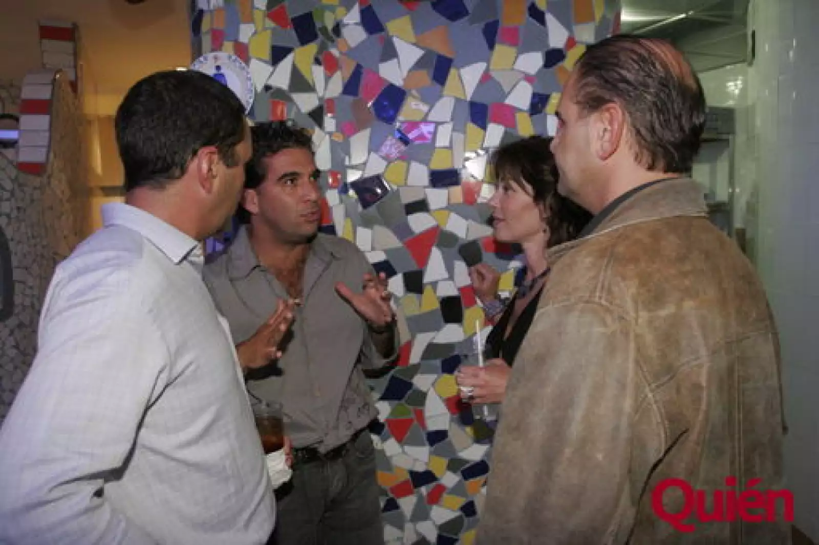 José Aboumrad, Charles Hamparzumián, Angelines Aboumrad, Jorge Aboumrad