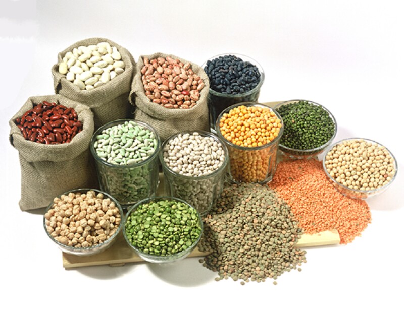 Consume legumbres y nueces para obtener zinc.