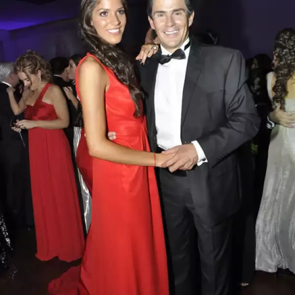 Andrea y su papá Ignacio Vázquez Bracho