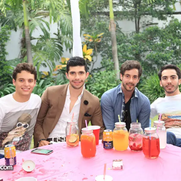 Rodrigo Camberos,Julio de la Mora,Álvaro Murillo y Santiago Sainz