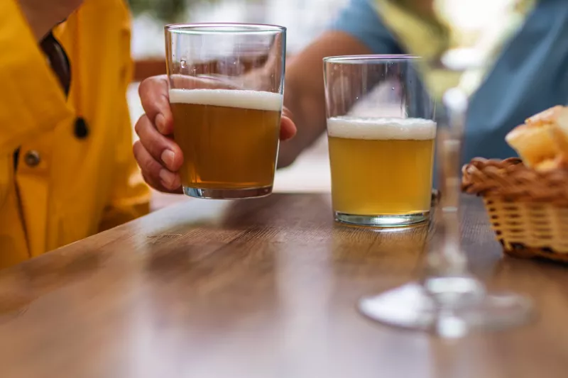 Aperitif before dinner