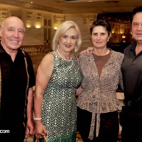 Felipe Medina, Doris de Medina, Silvia Andonie y Jorge Luis Andonie