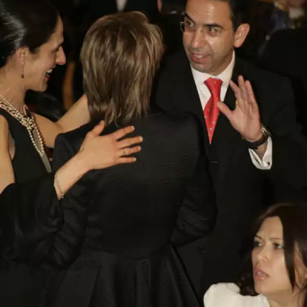Cena Sarkozy en Palacio Nacional