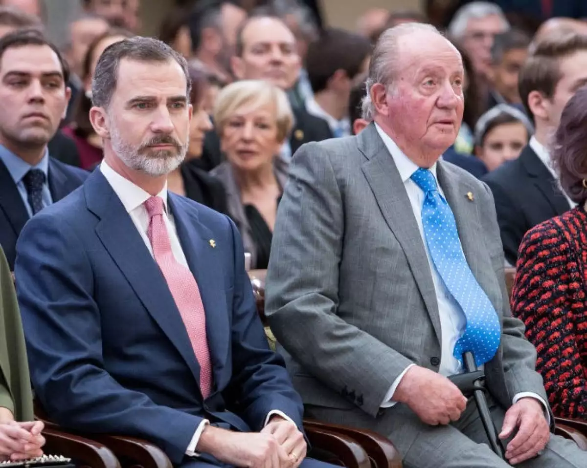 Rey Felipe VI y Juan Carlos de España