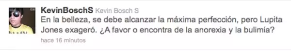 La mayoría de los comentarios en Twitter apuntan contra nuestra ex reina de belleza.