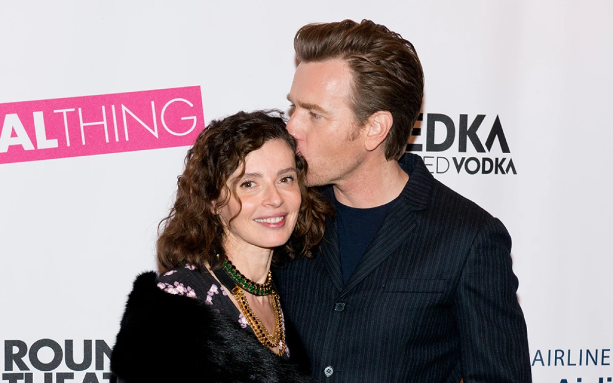 Ewan Mcgregor y Eve Mavrakis