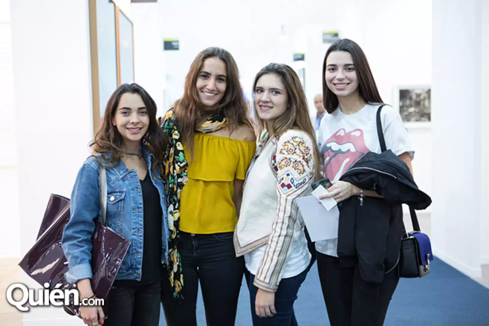 Johanna Serna, Déborah Mestre, Alejandra Buganza y Alexa Hernández
