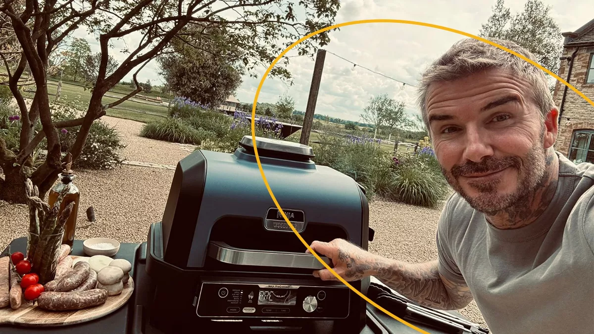 David Beckham disfruta hacer parrilladas y tenemos que hablar de su asador