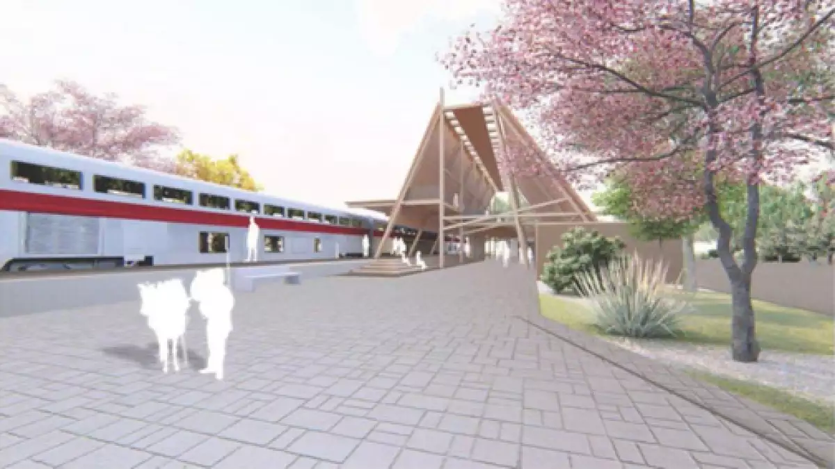 Tren Maya boceto de estación