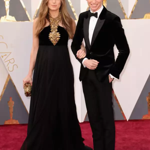 Hannah y Eddie Redmayne.