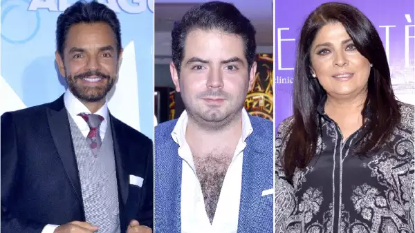 Eugenio Derbez, José Eduardo Derbez y Victoria Ruffo