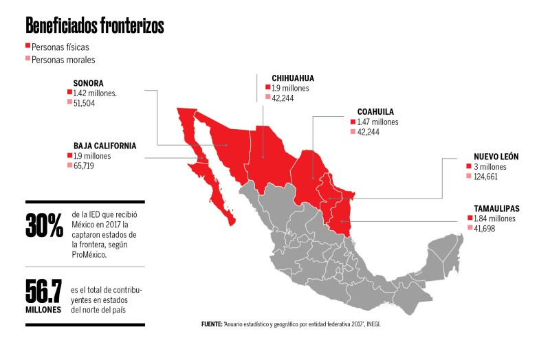 Mapa frontera