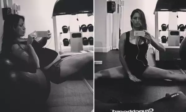 Además de lucir siempre muy sexy, Lola cuidó su embarazo en todo momento manteniéndose en forma.