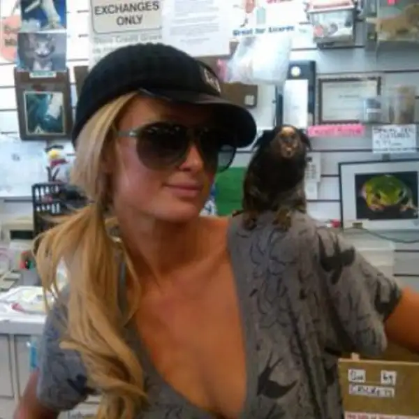 La guapa Paris Hilton dejó esta imagen a sus fans.