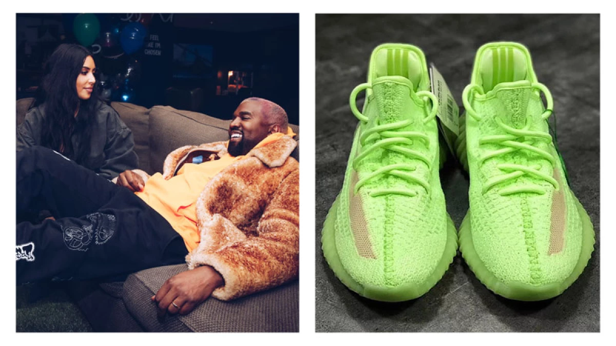 sin embargo color Geografía Filtran imagen de los Adidas Yeezy que brillan en la oscuridad