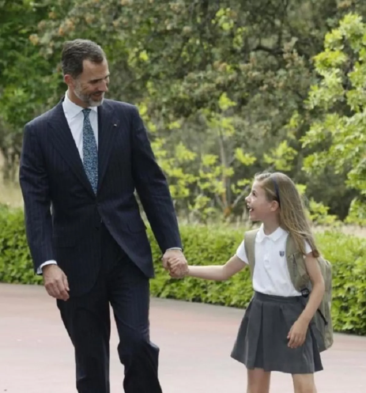 Sin duda el rey de España se ha posicionado como uno de los padres de la realeza más afectivos.