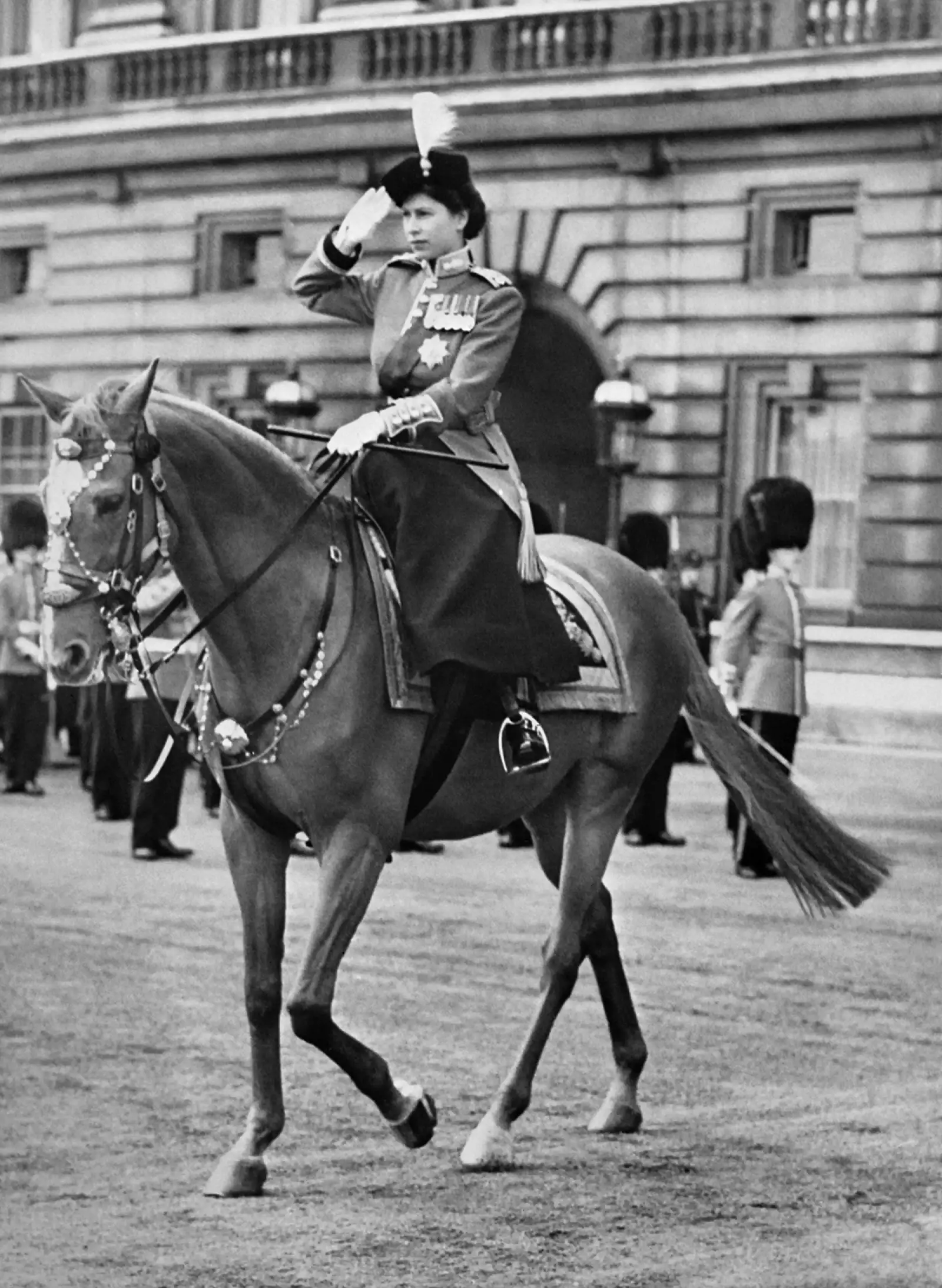 BRITAIN-ELIZABETH II-TROOPING THE COLOUR