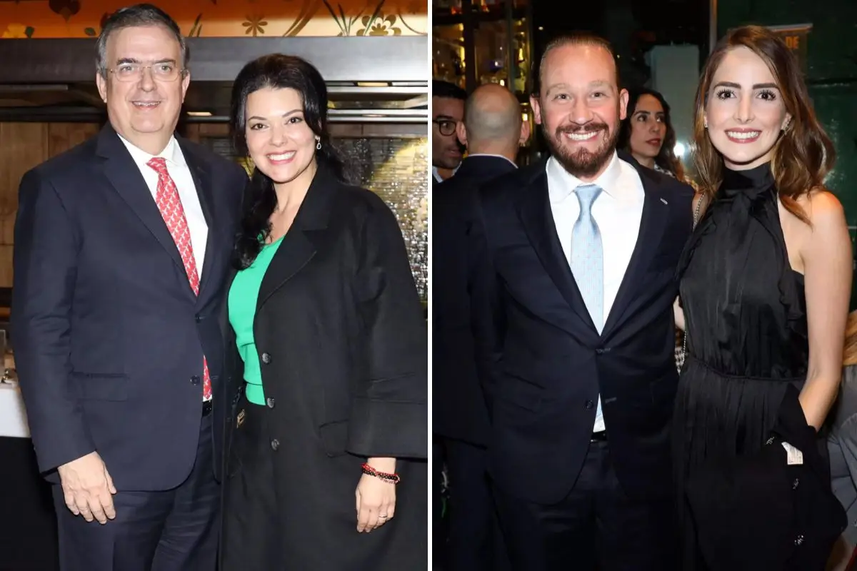 Marcelo Ebrard, Rosalinda Bueso, Santiago Taboada y Fernanda Chávez