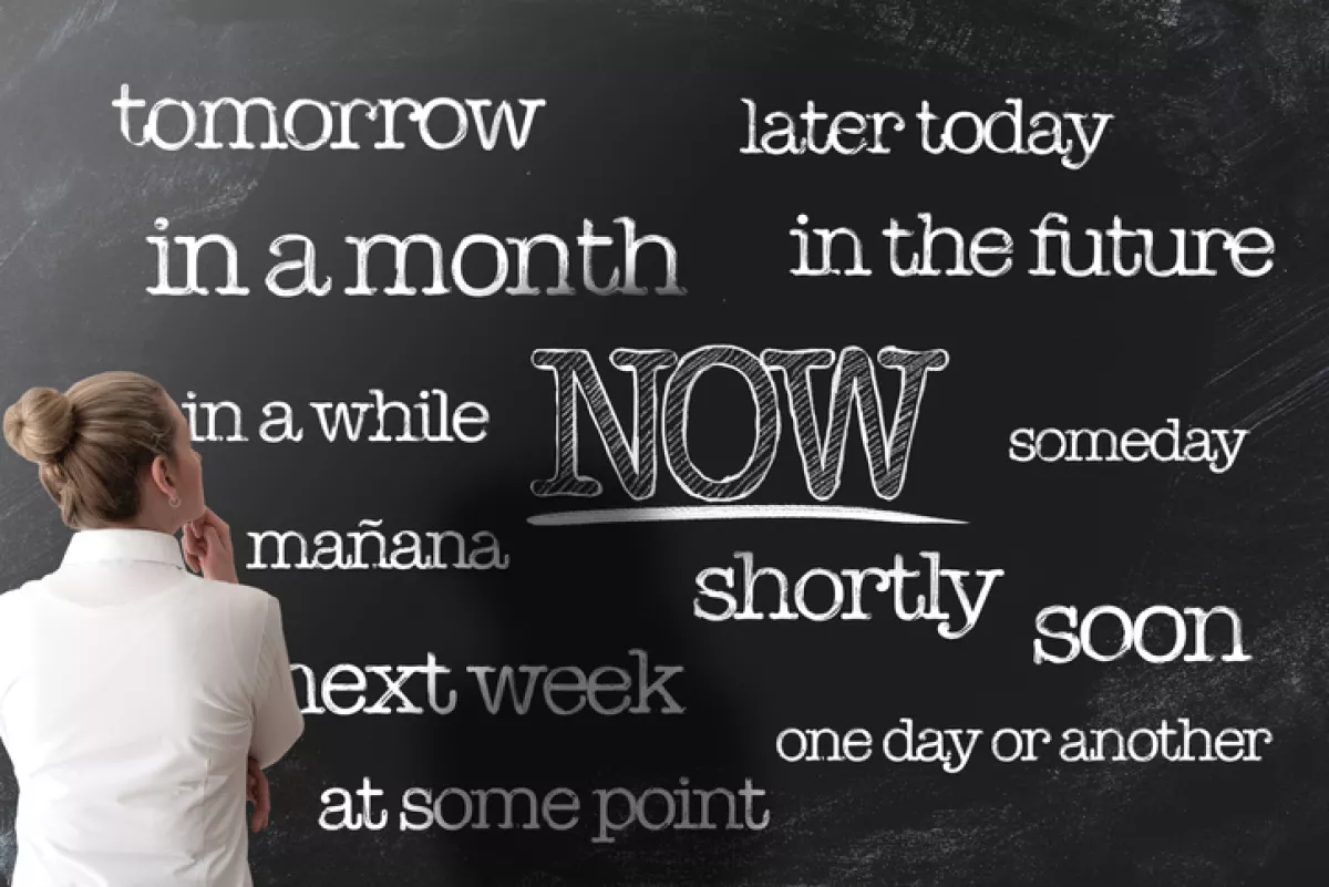 Get things done or start doing things now 