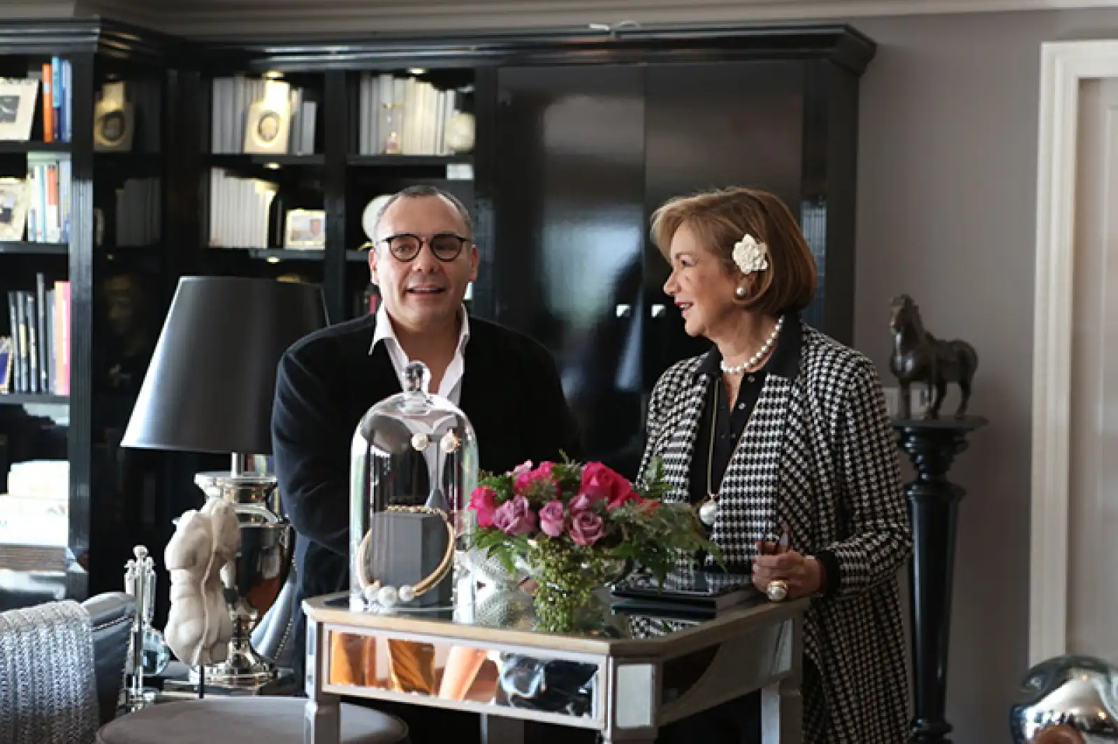 Daniel Espinosa y Guadalupe Loaeza