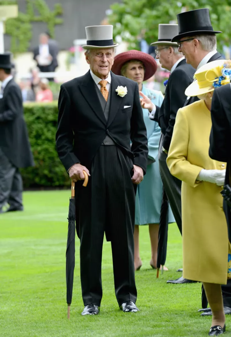 Felipe, el duque de Edimburgo, también disfruta de Royal Ascot.