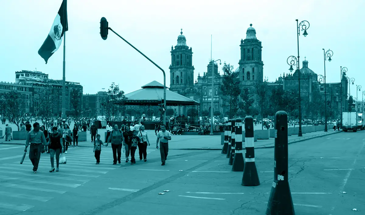 Zócalo peatonal