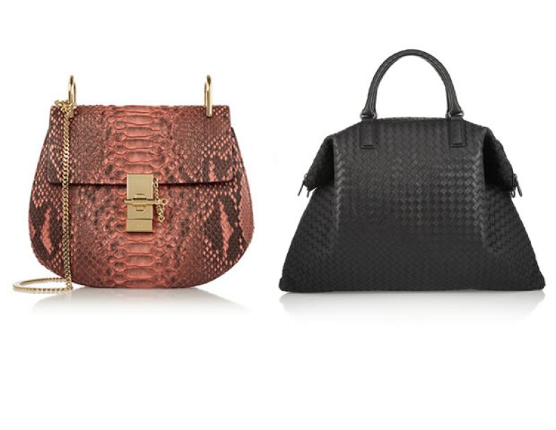 No dudes en llevar una foto grande, como ésta de Bottega Veneta, y una más pequeña como la de Chloé para las fiestas.
