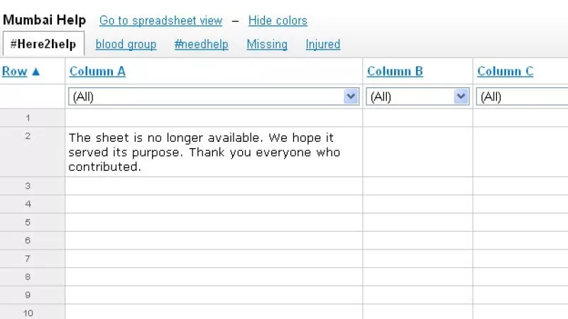 mumbai atentado google docs ayuda