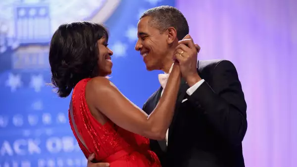 Michelle y Barack Obama in love