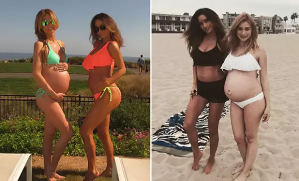 Durante su embarazo fue altamente criticada debido a mantenerse relativamente baja de peso y un abdomen tonificado, en especial al comparar su pancita con la de otras modelos embarazadas o futuras mamás.