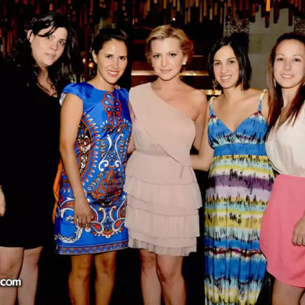 Lucía Sada, Olaya Guajardo de Cazares, Mariana Rangel, Marisol Garza y Paulina Cueva