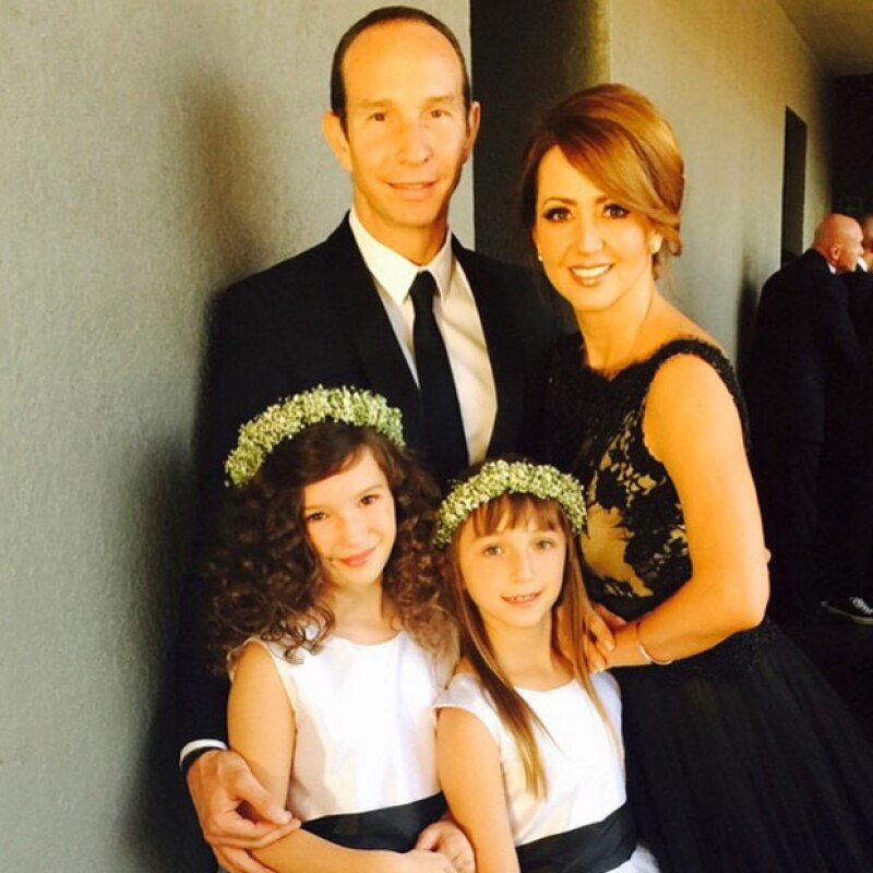Andrea Legarreta y Erik tienen dos hijas en común, Mía y Nina.
