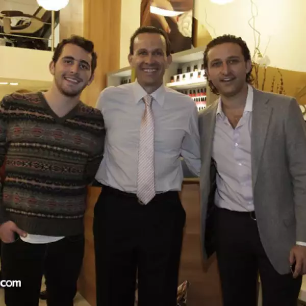 Abelardo Miserachi, David Gaistman y Moisés Saad