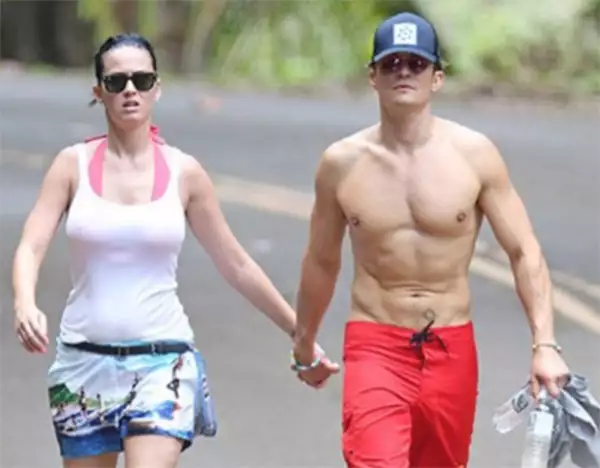 Katy Perry fue vista de la mano de Orlando Bloom.