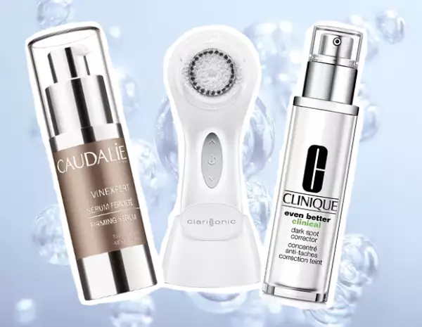 1. Caudalíe, 2. Clarisonic, 3. Clinique