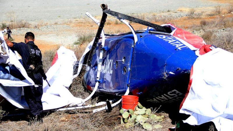 accidente de helicoptero en zacatecas